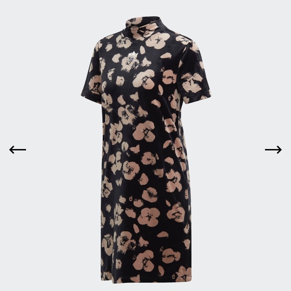 NWT Adidas Bellvista Velvet Dress size Large - Picture 4 of 7